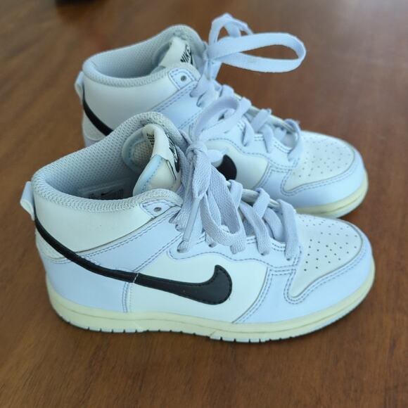 The Nike Dunk High Aluminum ‘Midnight Navy kids 11C - Picture 2 of 7